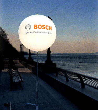 Ballon gonflable sur-mât Bosch