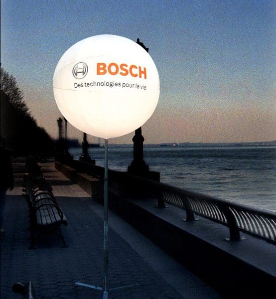 Ballon gonflable sur-mât Bosch