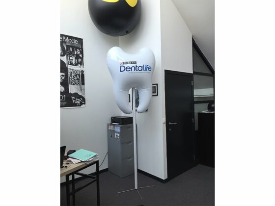 Photo AIRSYSTEMS FRANCE - DENT GONFLABLE DENTALIFE  - PURINA - AIRFACTORY - PLV PRODUITS GONFLABLES