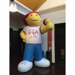 Mascotte gonflable - Giga la vie