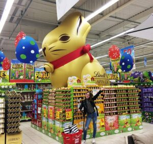 Mascotte gonflable - Lapins de pâques gonflables Lindt