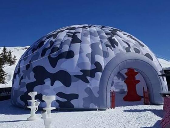 AIRSYSTEMS - Spécialiste Structures gonflables : Stand gonflable igloo Avoriaz