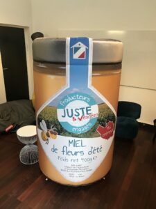 Pot de miel gonflable : packaging gonflable