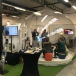 Stand Bulle gonflable transparente - Com' en Or Day 2019