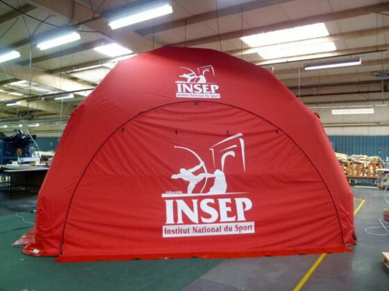 Photo AIRSYSTEMS FRANCE - TENTE GONFLABLE -6 X 6 M - INSEP - AIRSOLID - TENTES GONFLABLES