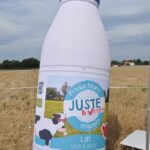PLV gonflables : bouteille gonflable de lait Juste & Vendéen