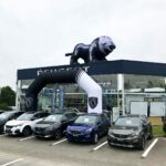 Lion gonflable Peugeot