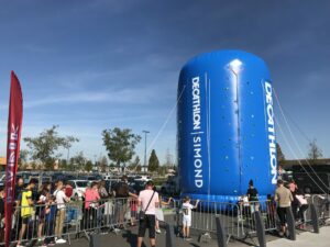 Mur d'escalade gonflable Decathlon