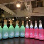 plv bouteilles gonflables champagne jeeper