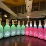 plv bouteilles gonflables champagne jeeper