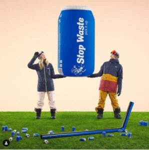 Bouteille et canette Stop Waste