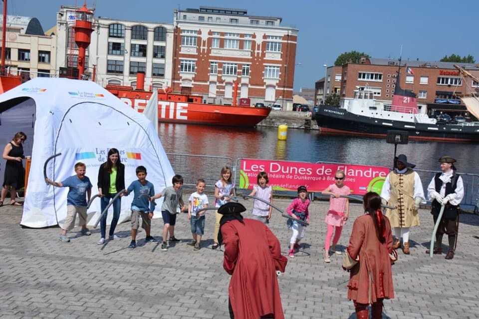 Tentes gonflables : tente gonflable publicitaire tout-terrain Les Dunes de Flandre