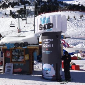 totem gonflable yéti shop