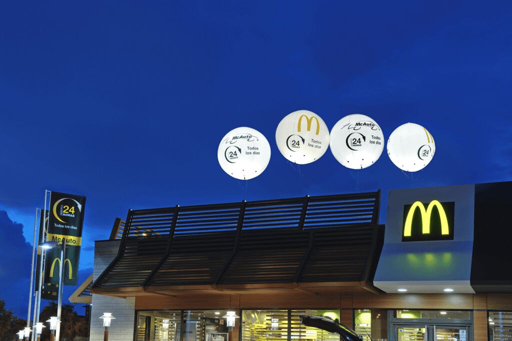 AIRSYSTEMS AIRLIUM Ballons gonflables McDo 1