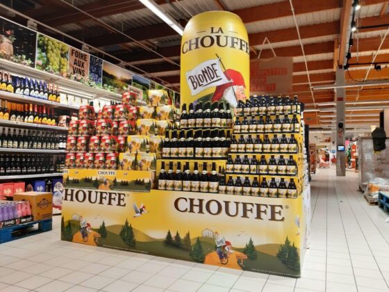 Bouteille gonflable grande distribution plv canettes gonflables airsystems airfactory chouffe 1 1 plv canettes gonflables airsystems airfactory chouffe 1 1
