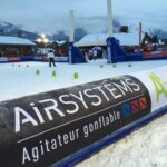 Totems et colonnes gonflables -Totem gonflable publicitaire Tournoi des 6 stations