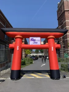 arche gonflable tori japonais
