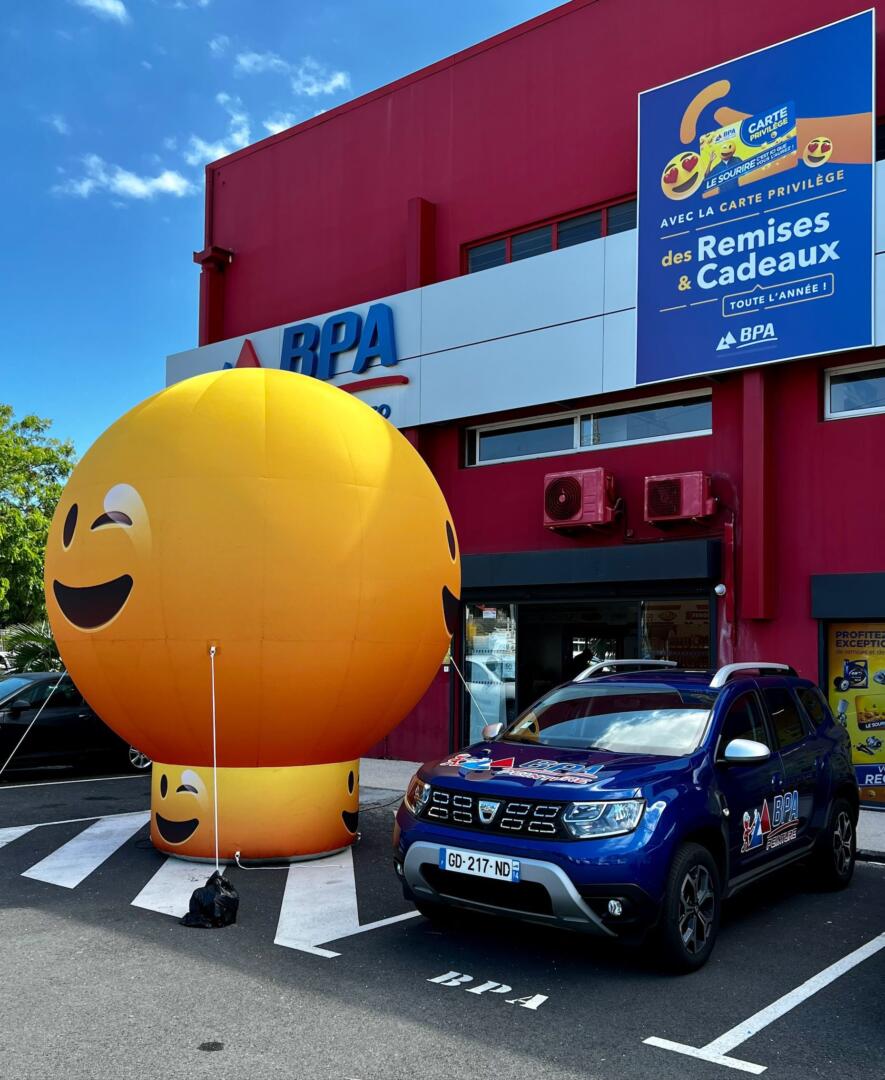 Ballon gonflable géant BPA Automobile