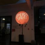 ballon gonflable sur mât aperol spritz