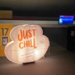 Guimauve gonflable géante Just chill