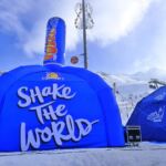 Stand gonflable publicitaire Orangina