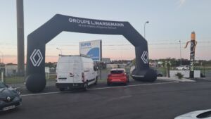 Arche gonflable Renault