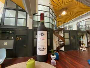 bouteille de vin gonflable leclerc