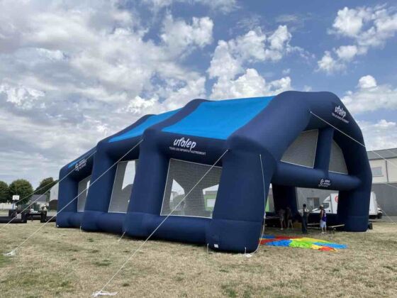 stand gonflable ufolep