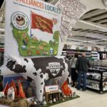 Mascotte gonflable vache