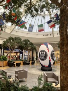 ballon de rugby gonflable grand mail