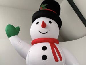 bonhomme de neige gonflable