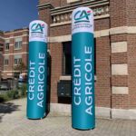 totem gonflable crédit agricole