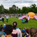 Pieuvre gonflable Association du Scoutisme Genevois