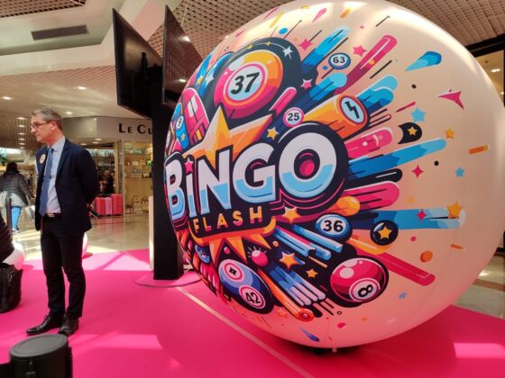 Ballon gonflable Bingo Flash