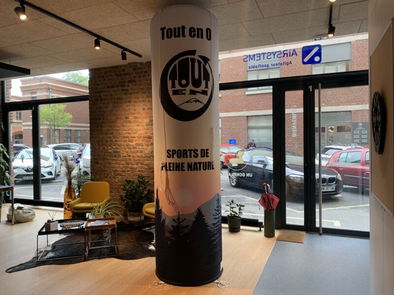 Totem gonflable ulco