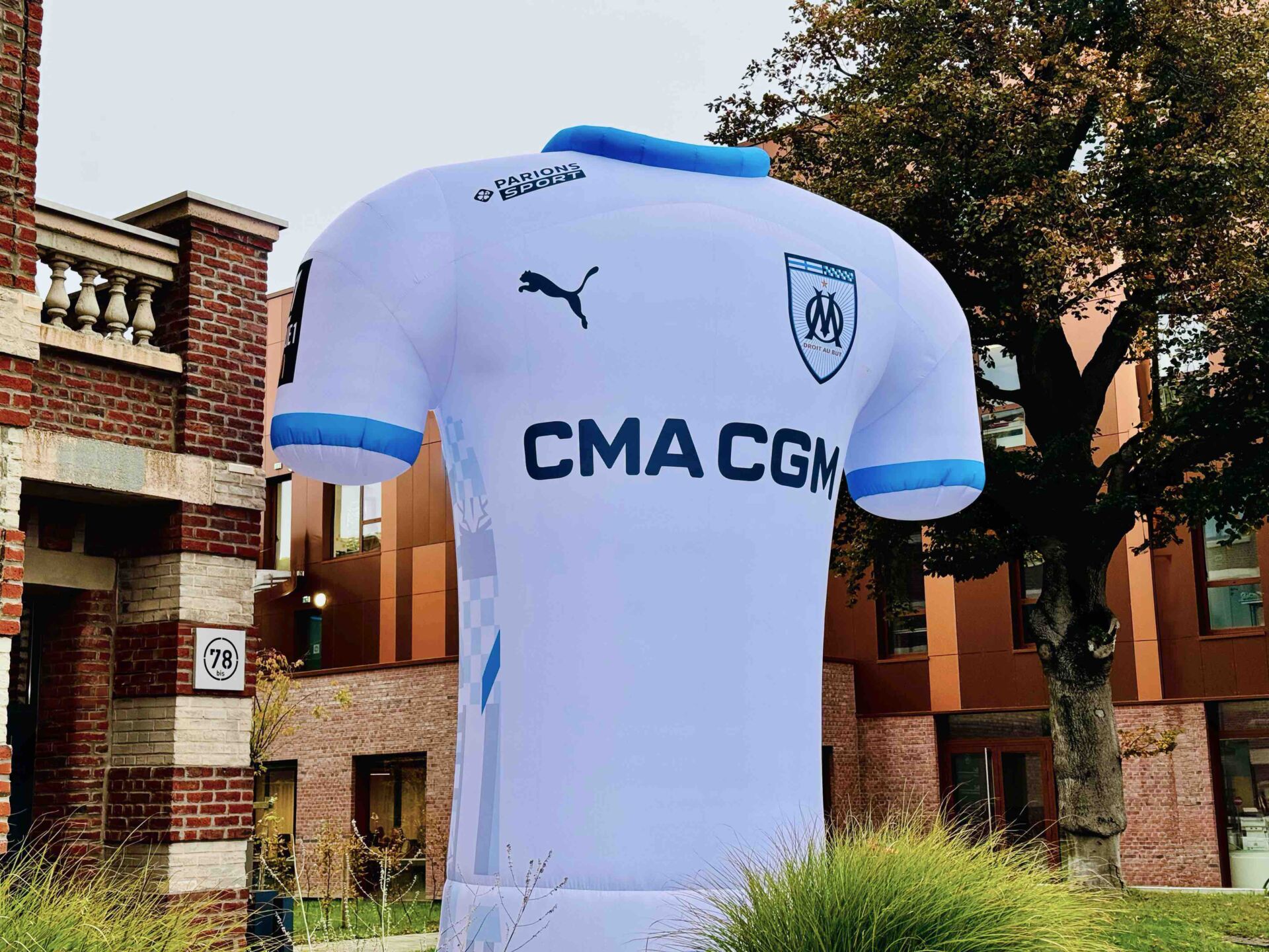 Maillot Olympique De Marseille 2021/2022 – Puma Bleu, Taille M (neuf)