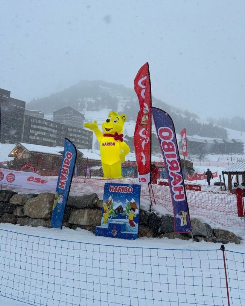 mascotte gonflable haribo