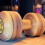 haltère gonflable golds gym