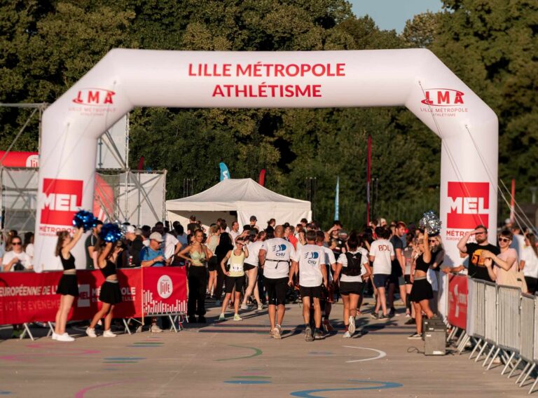 arche gonflable lille metropole athletisme