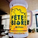 chope de biere gonflable fete de la biere