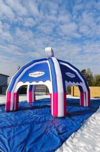 stand gonflable spider la debouche