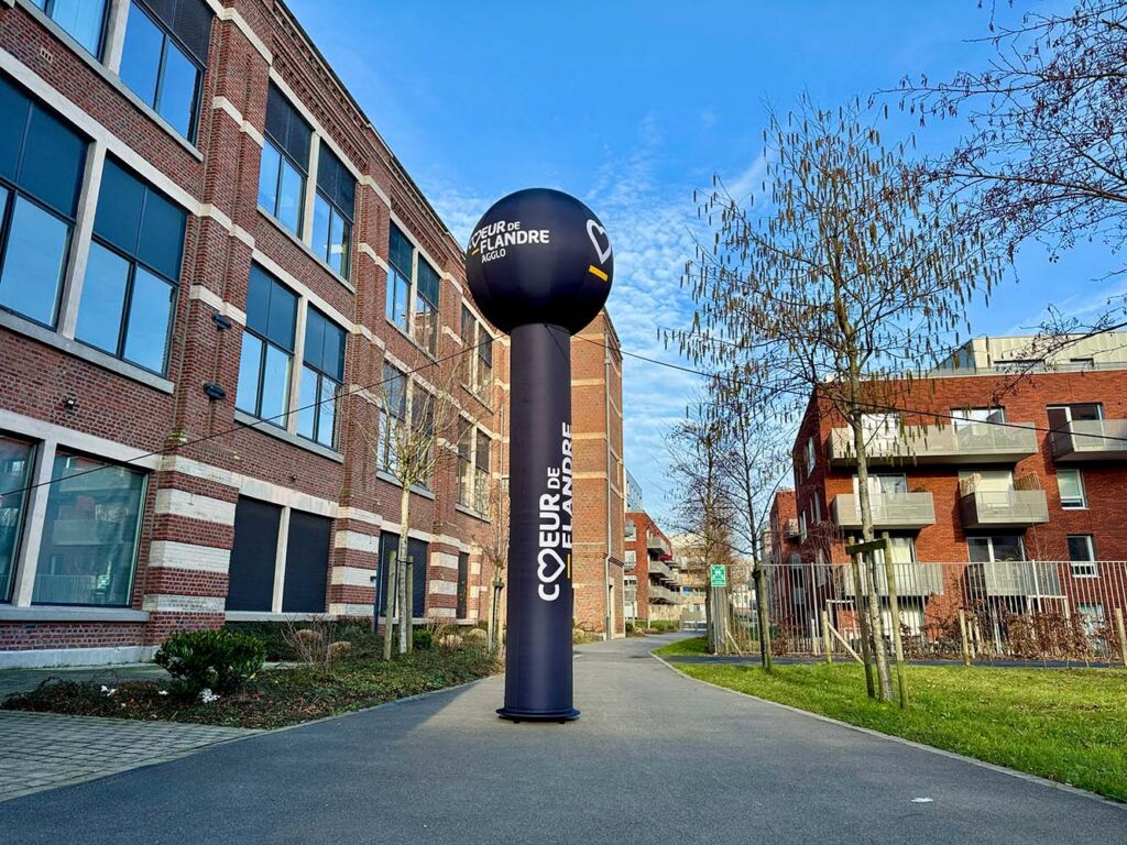 totem gonflable coeur de flandre