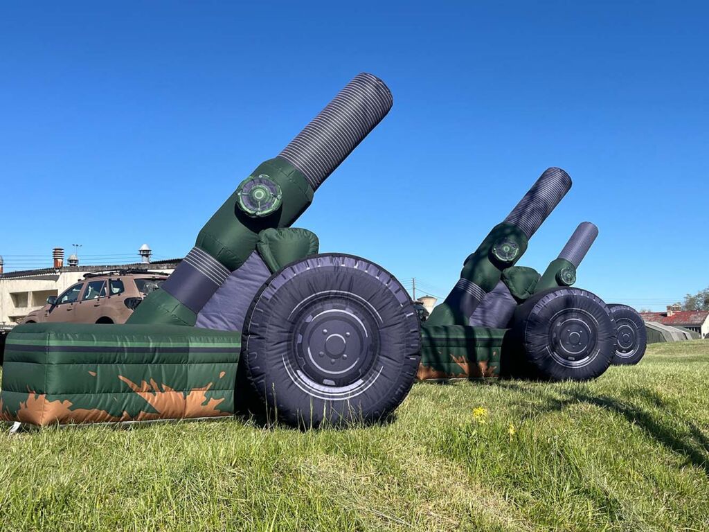 mortiers gonflables armée de terre orion