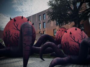 oeufs tentacules gonflables dancing dead records